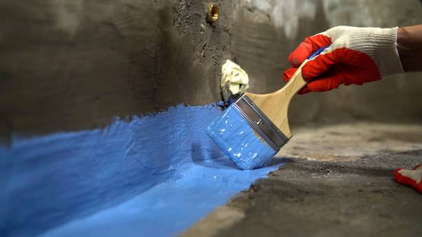 Commercial Foundation Crack Repair project at a Bentley, KS business property by SJ Waterproofing Pros